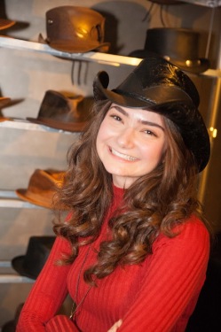 Emily Robinson- Amazon's Transparent- Young Rose- American Hat Makers