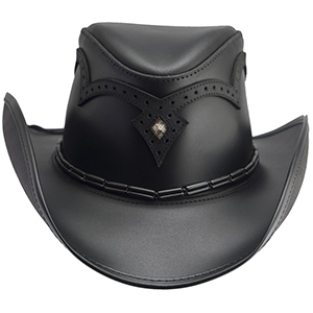 A new addition to our tried and true Double G Hats line comes the stealthily stylish Wing Tip.More than a workhorse, this star of the rodeo boasts a decorative handcrafted detailing on the crown and a hat band. True to its roots, this hat features a sewn-in wire brim for personalized shaping and a perfect fit. Roping, casting, or just strolling, this hat is a show-stopper.